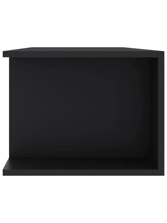 TV skříňka s LED osvětlením černá 135 x 39 x 30 cm