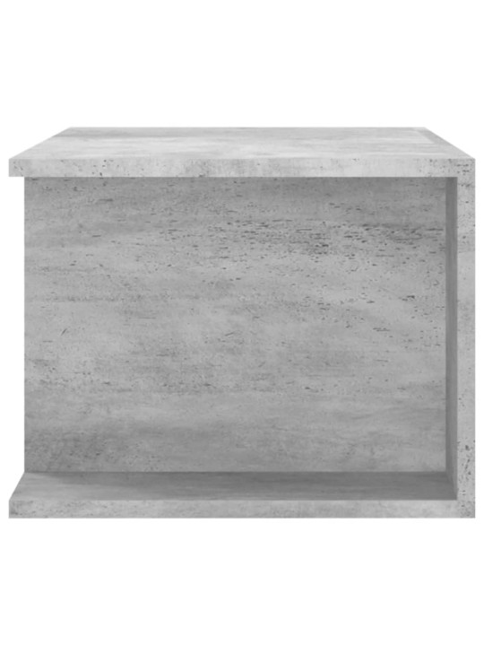 TV skříňka s LED osvětlením betonově šedá 90 x 39 x 30 cm