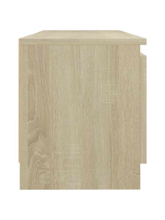 TV skříňka s LED osvětlením dub sonoma 120 x 30 x 35,5 cm