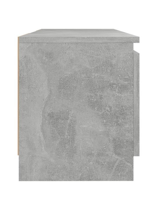 TV skříňka s LED osvětlením betonově šedá 120 x 30 x 35,5 cm
