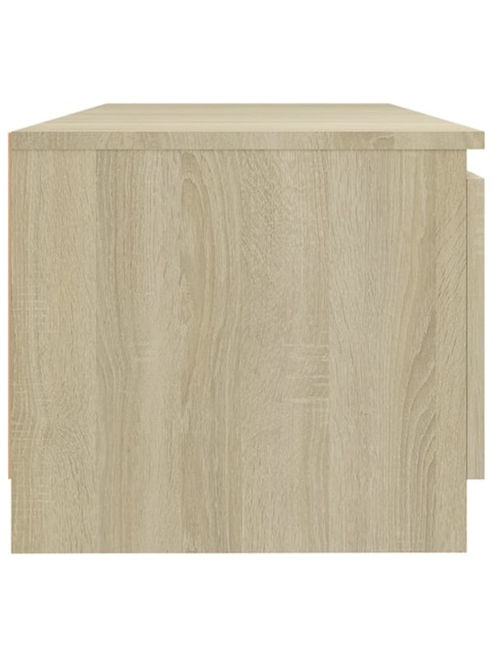 TV skříňka s LED osvětlením dub sonoma 140 x 40 x 35,5 cm