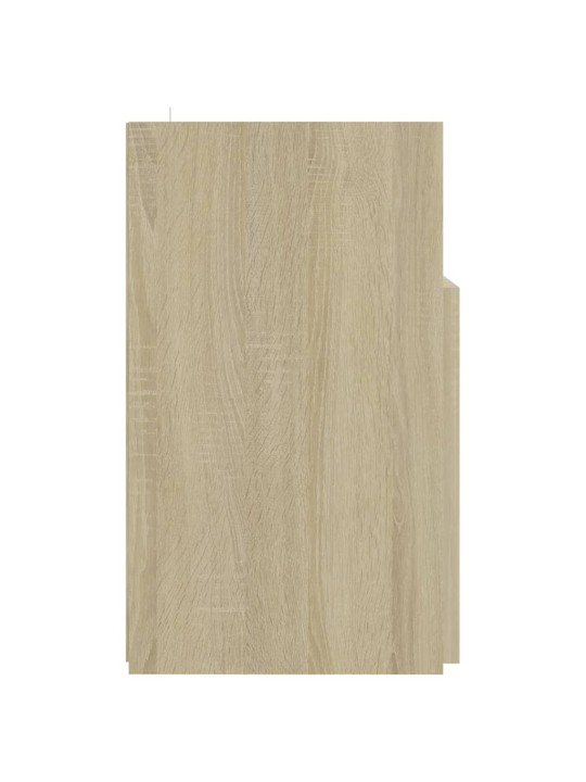 TV skříňka s LED osvětlením dub sonoma 120 x 30 x 50 cm