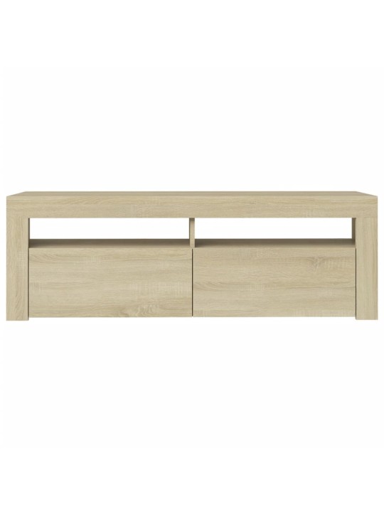 TV skříňka s LED osvětlením dub sonoma 120 x 35 x 40 cm