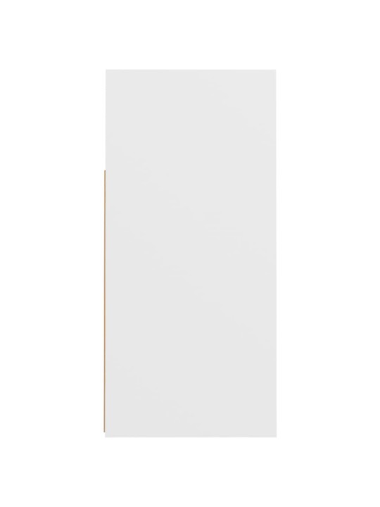 Příborník s LED osvětlením bílý 80 x 35 x 75 cm