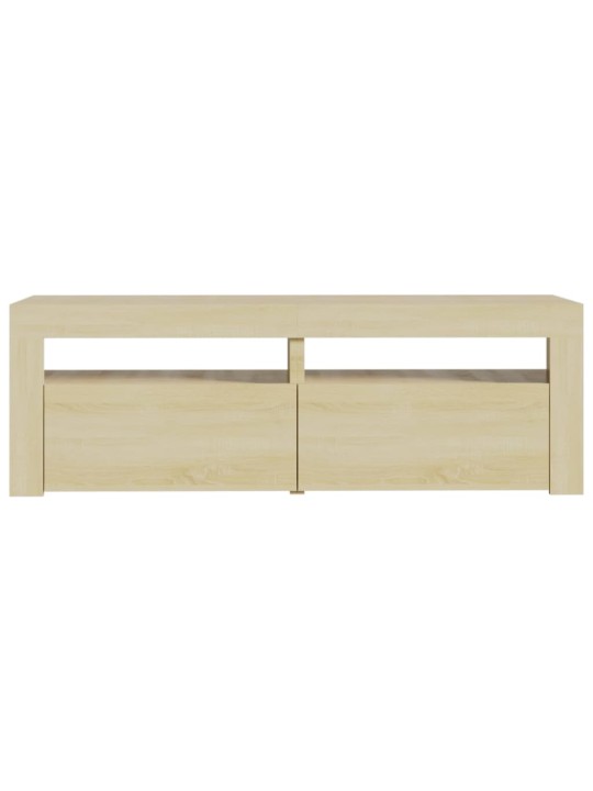 TV skříňka s LED osvětlením dub sonoma 120 x 35 x 40 cm