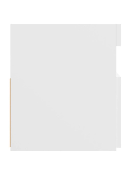 TV skříňka s LED osvětlením bílá 120 x 35 x 40 cm