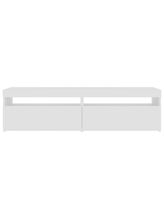 TV skříňky s LED osvětlením 2 ks bílé 75 x 35 x 40 cm