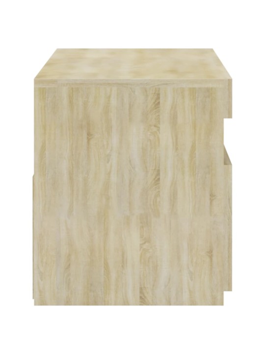 TV skříňka s LED osvětlením dub sonoma 75 x 35 x 40 cm