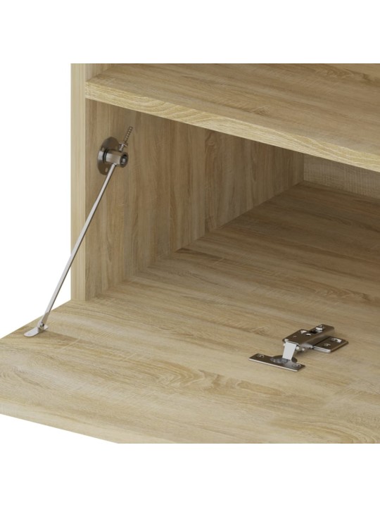 TV skříňky s LED osvětlením 2 ks dub sonoma 75 x 35 x 40 cm