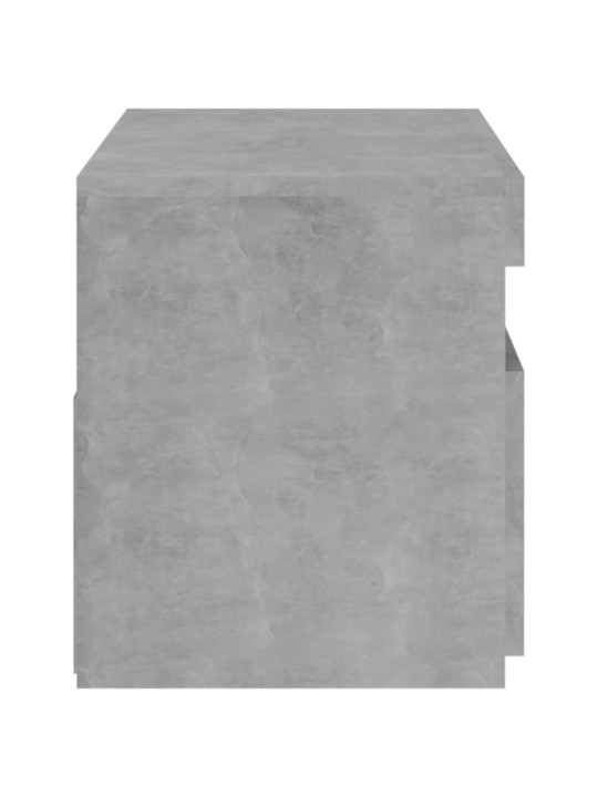 TV skříňka s LED osvětlením betonově šedá 75 x 35 x 40 cm