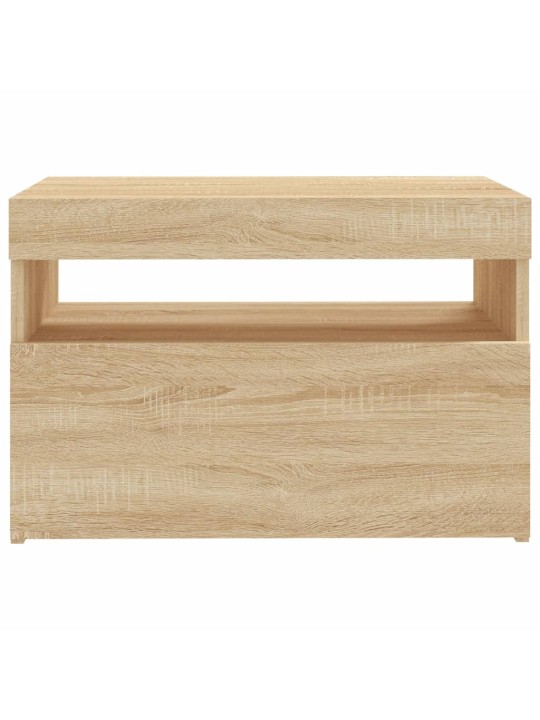 TV skříňka s LED osvětlením dub sonoma 60 x 35 x 40 cm
