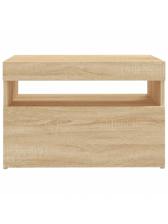 TV skříňka s LED osvětlením dub sonoma 60 x 35 x 40 cm