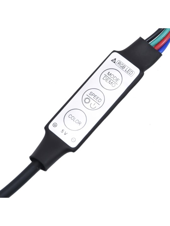 TV skříňky s LED osvětlením 2 ks dub sonoma 60 x 35 x 40 cm