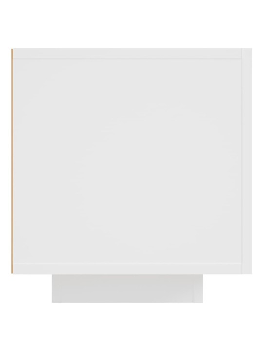 TV skříňka s LED osvětlením bílá 160 x 35 x 40 cm