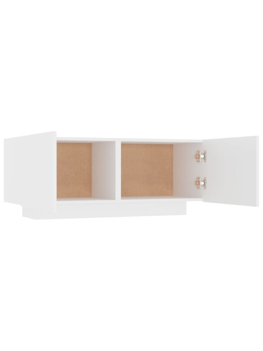 TV skříňka bílá 100 x 35 x 40 cm kompozitní dřevo