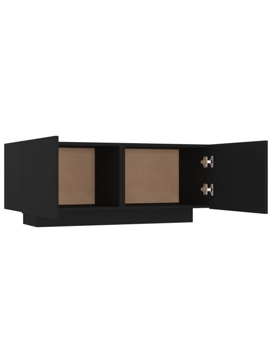 TV skříňka černá 100 x 35 x 40 cm kompozitní dřevo