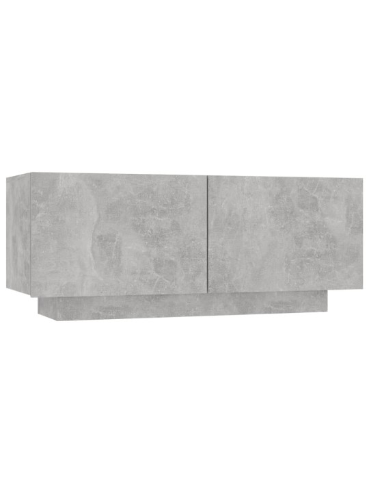 TV skříňka betonově šedá 100x35x40 cm kompozitní dřevo
