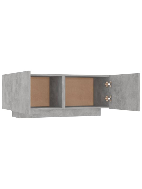 TV skříňka betonově šedá 100x35x40 cm kompozitní dřevo