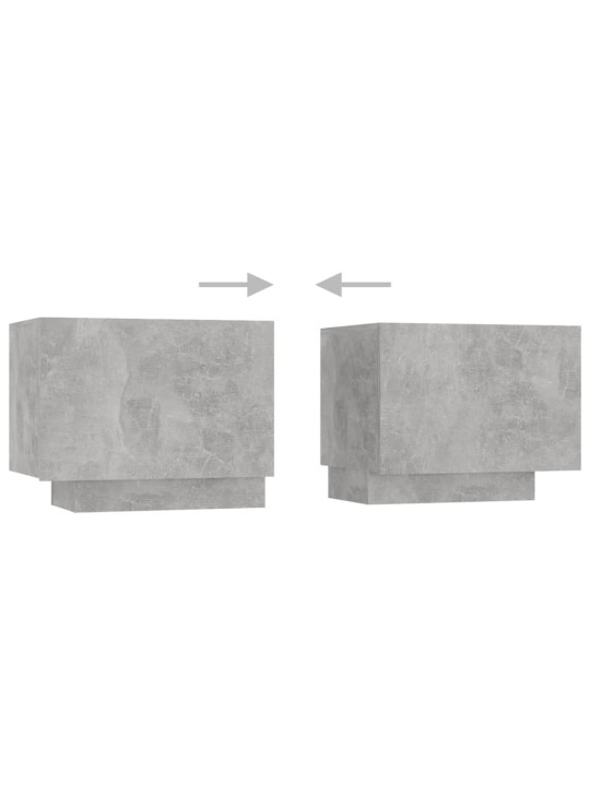 TV skříňka betonově šedá 100x35x40 cm kompozitní dřevo
