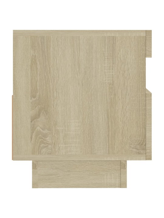 TV skříňka s LED osvětlením dub sonoma 80 x 35 x 40 cm