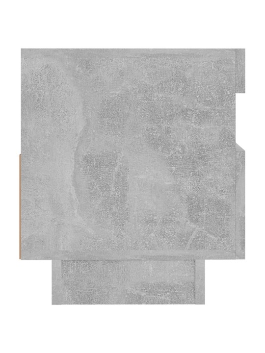 TV skříňka s LED osvětlením betonově šedá 80 x 35 x 40 cm