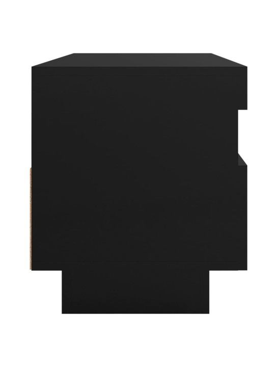 TV skříňka s LED osvětlením černá 100 x 35 x 40 cm