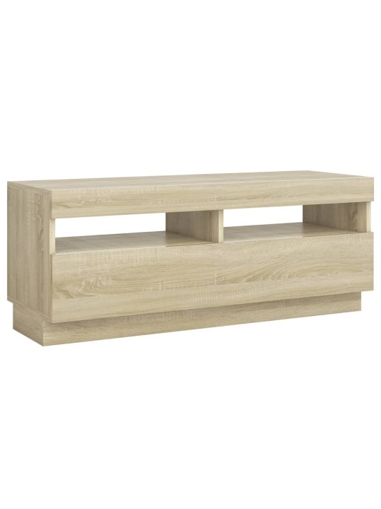 TV skříňka s LED osvětlením dub sonoma 100 x 35 x 40 cm