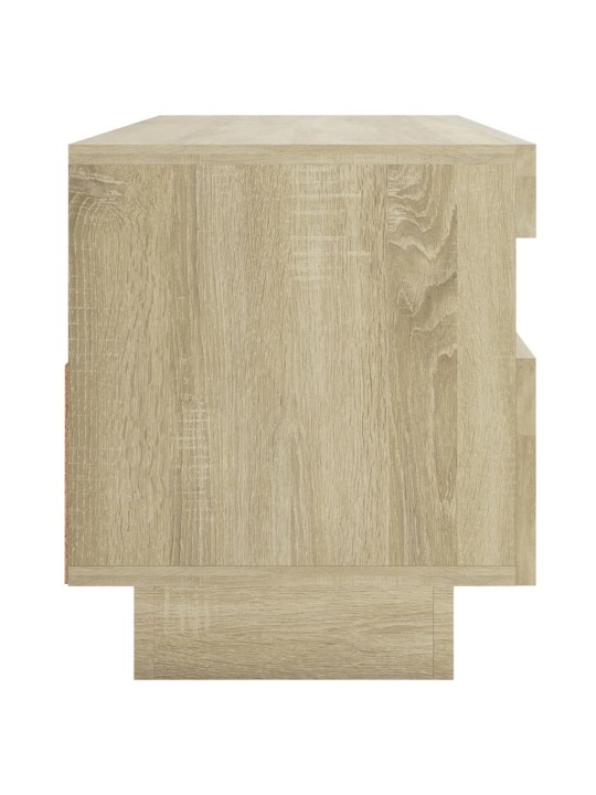 TV skříňka s LED osvětlením dub sonoma 100 x 35 x 40 cm