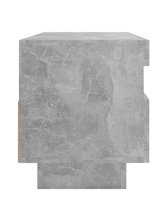 TV skříňka s LED osvětlením betonově šedá 100 x 35 x 40 cm