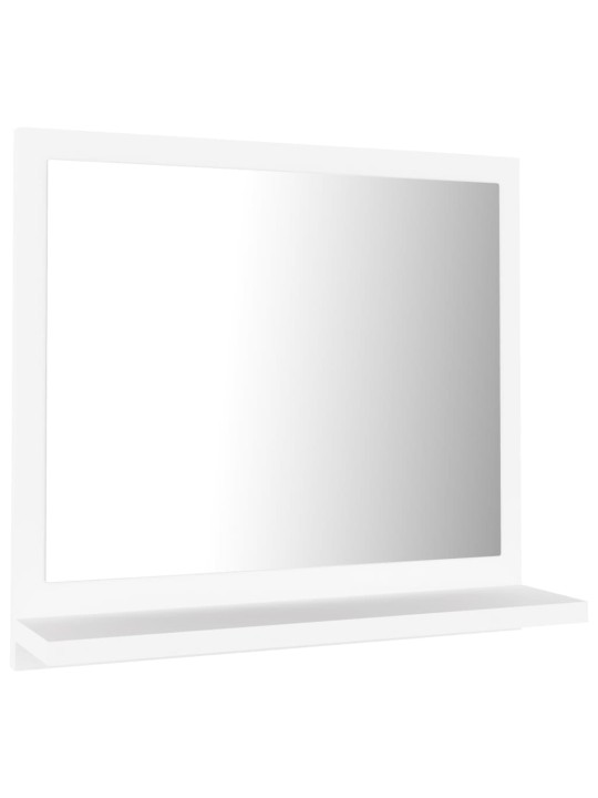 Koupelnové zrcadlo bílé 40 x 10,5 x 37 cm kompozitní dřevo
