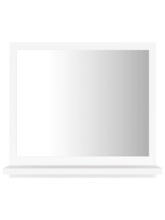Koupelnové zrcadlo bílé 40 x 10,5 x 37 cm kompozitní dřevo
