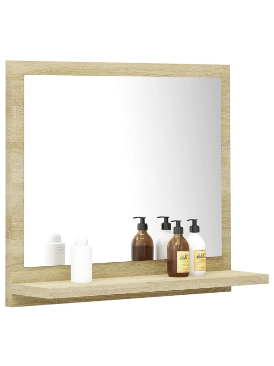 Koupelnové zrcadlo dub sonoma 40x10,5x37 cm kompozitní dřevo