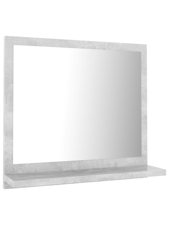 Koupelnové zrcadlo betonově šedé 40x10,5x37 cm kompozitní dřevo