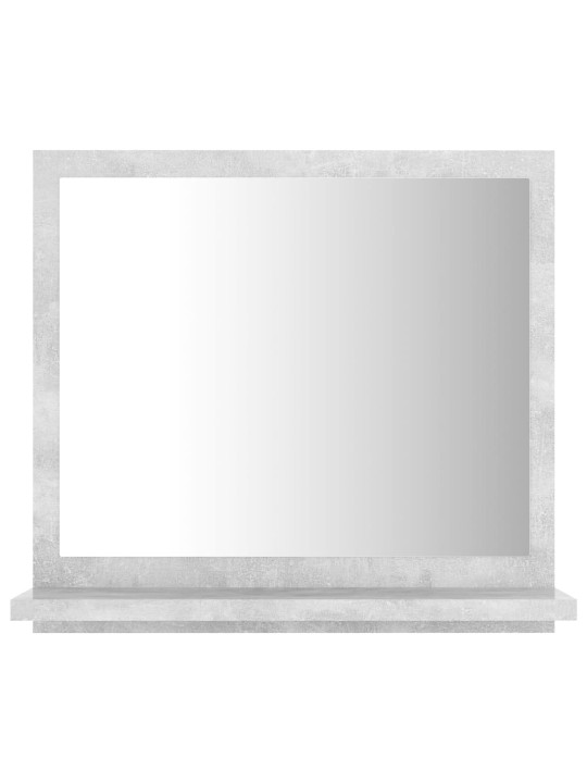 Koupelnové zrcadlo betonově šedé 40x10,5x37 cm kompozitní dřevo