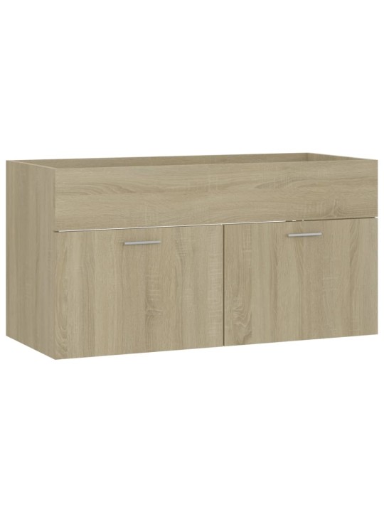 Skříňka pod umyvadlo dub sonoma 90x38,5x46 cm kompozitní dřevo