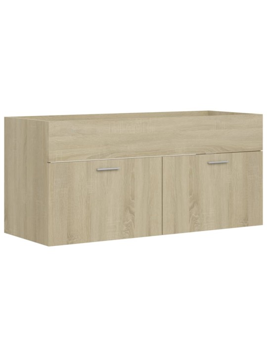 Skříňka pod umyvadlo dub sonoma 100x38,5x46 cm kompozitní dřevo