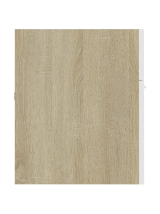 Skříňka pod umyvadlo bílá dub sonoma 100x38,5x46 cm