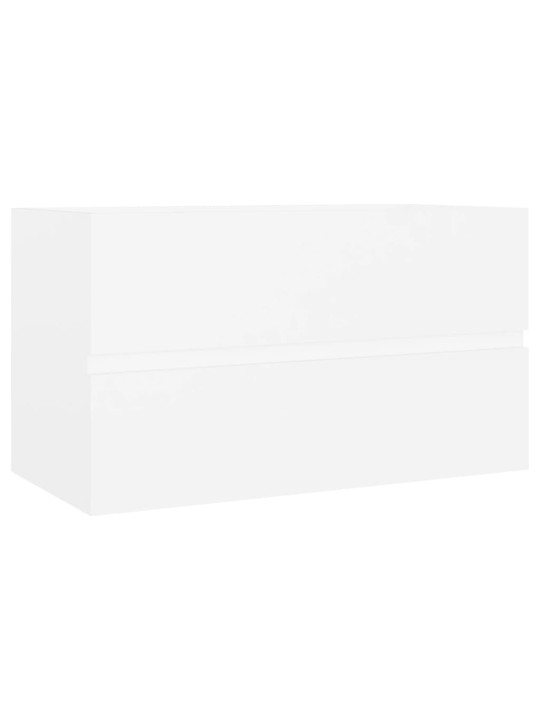 Skříňka pod umyvadlo bílá 80 x 38,5 x 45 cm kompozitní dřevo