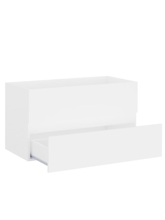 Skříňka pod umyvadlo bílá 80 x 38,5 x 45 cm kompozitní dřevo