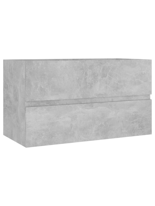 Skříňka pod umyvadlo betonově šedá 80 x 38,5 x 45 cm kompozit