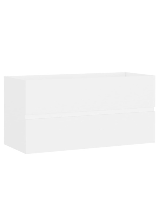 Skříňka pod umyvadlo bílá 90 x 38,5 x 45 cm kompozitní dřevo