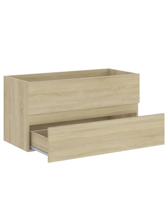 Skříňka pod umyvadlo dub sonoma 90x38,5x45 cm kompozitní dřevo