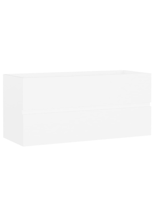 Skříňka pod umyvadlo bílá 100 x 38,5 x 45 cm kompozitní dřevo
