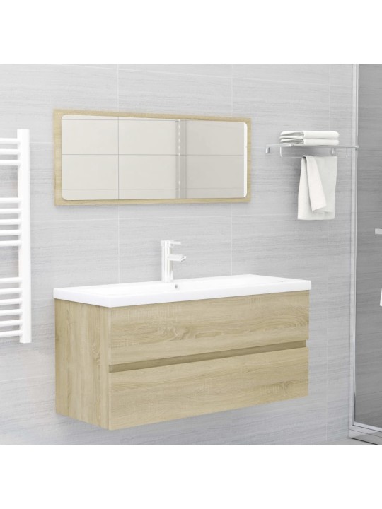 Skříňka pod umyvadlo dub sonoma 100x38,5x45 cm kompozitní dřevo