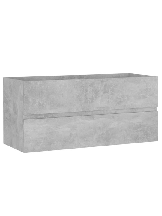Skříňka pod umyvadlo betonově šedá 100 x 38,5 x 45 cm kompozit