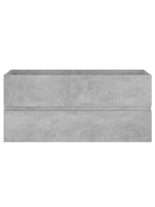 Skříňka pod umyvadlo betonově šedá 100 x 38,5 x 45 cm kompozit