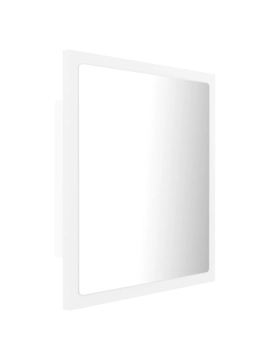 LED koupelnové zrcadlo bílé 40 x 8,5 x 37 cm akrylové