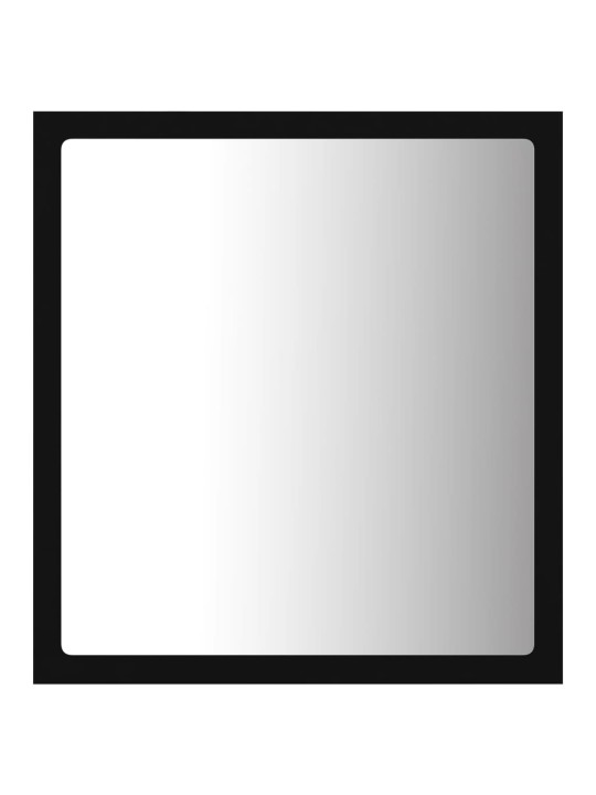 LED koupelnové zrcadlo černé 40 x 8,5 x 37 cm akrylové