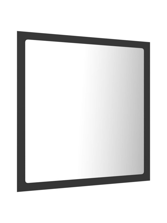 LED koupelnové zrcadlo šedé 40 x 8,5 x 37 cm akrylové
