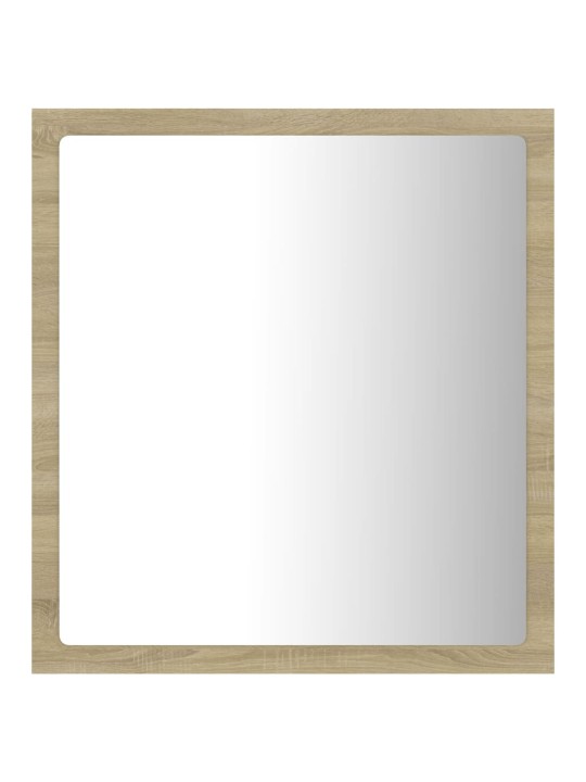 LED koupelnové zrcadlo dub sonoma 40 x 8,5 x 37 cm akrylové